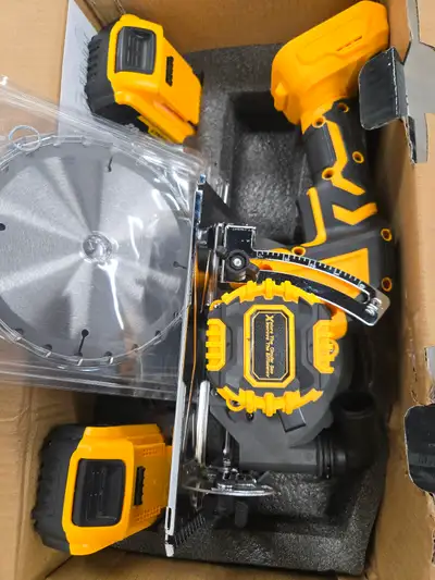 Upgraded 6 1/2 Inch Cordless Circular Saw Compatible with DeWalt, View more