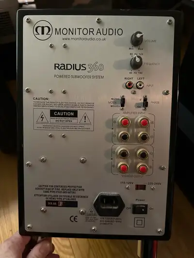 Monitor Audio Radius 360 8” subwoofer 210W AS-IS, View more