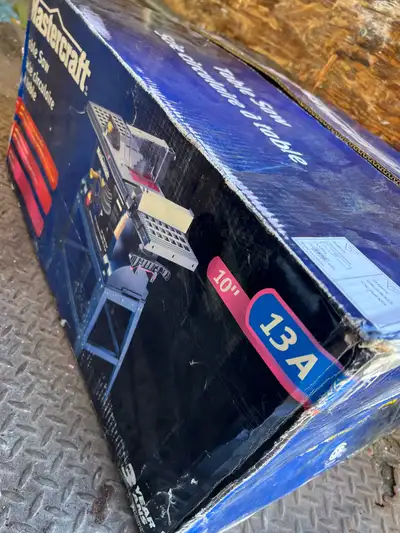 MASTERCRAFT TABLE SAW 10", NEVER USED $100.00, View more