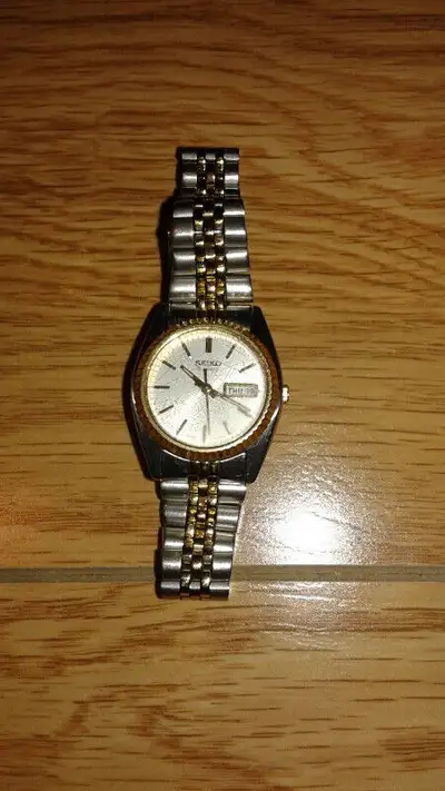 Seiko Women's Two Tone Quartz Watch 7N83-0041, View more