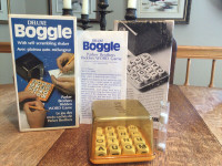 Boggle DELUXE jeu Parker  bilingue  an 1976 vintage