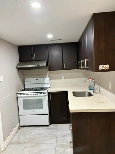 2 Bedrooms, 1 washrooms Basement Apartment: Brimley and Danforth