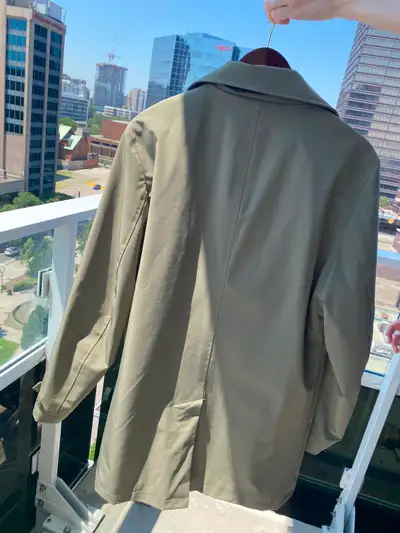 Men’s Calvin Klein Car Coat Olive Green Size S, View more
