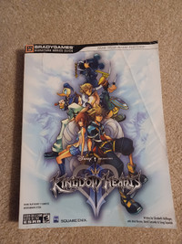 Kingdom Hearts Brady Games Strategy Guide with Poster