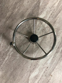 FOR SALE : Stainless Boat Steering Wheel