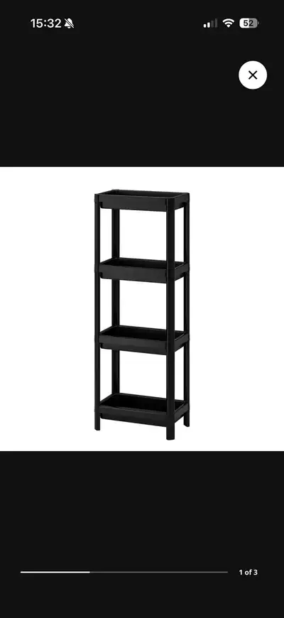IKEA shelf unit -Black, View more