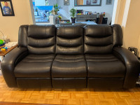3 Seat ‘Lethaire’ Reclining Sofa
