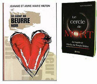 Livres Le Cœur au Beurre Noir &  Le Cercle de Mort Lot 2