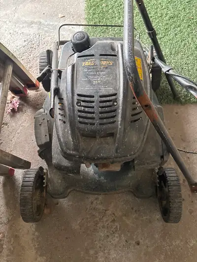Broken handle. Good for parts or motor