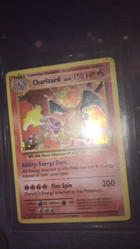Charizard Holographic Card 2016 