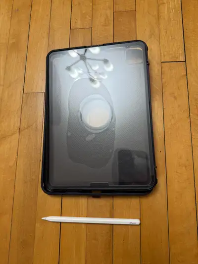iPad Pro 11” Otterbox Defender $ 40 Apple Pen pencil $ 40 Perfect used condition. Genuine. Asking $...