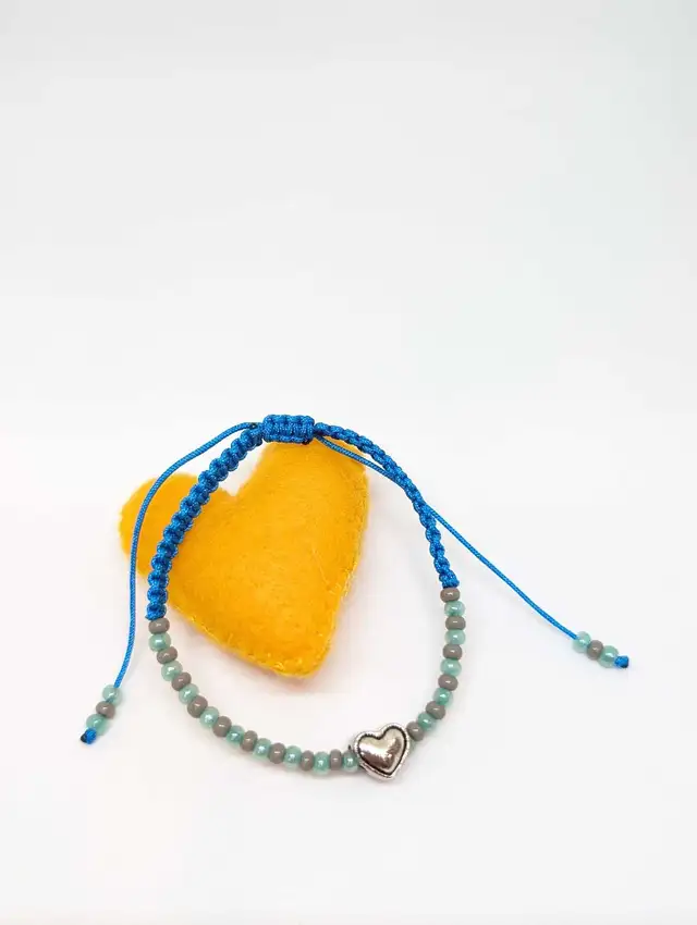 Handmade Czech Glass Bead Bracelet
