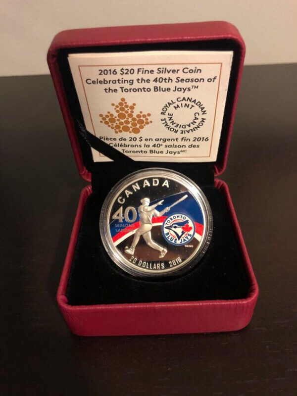 Blue Jays 40th Season 2016 Silver Coin in Arts & Collectibles in St. Catharines