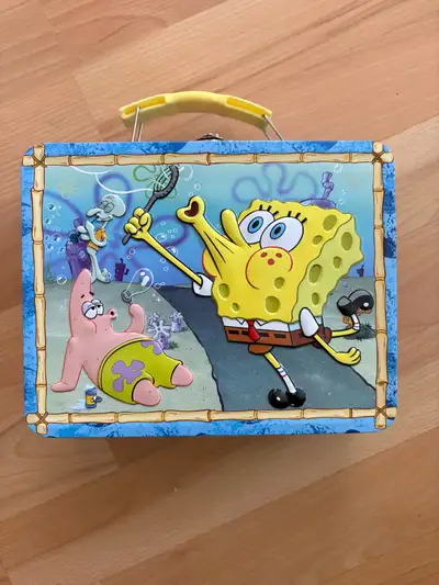 Spongebob Squarepants 2008 Metal Collector Lunchbox , View more