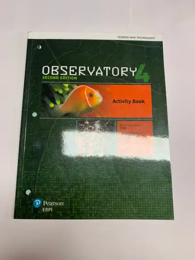 Student Textbook and Activity Observatory the Environment Sec 4, View more