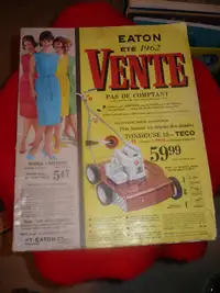 Vintage Catalogue Eaton Ete 1962 Vente pas de Comptant