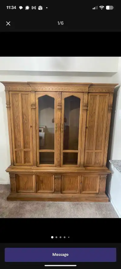 ISO: large vintage buffet & hutch, View more