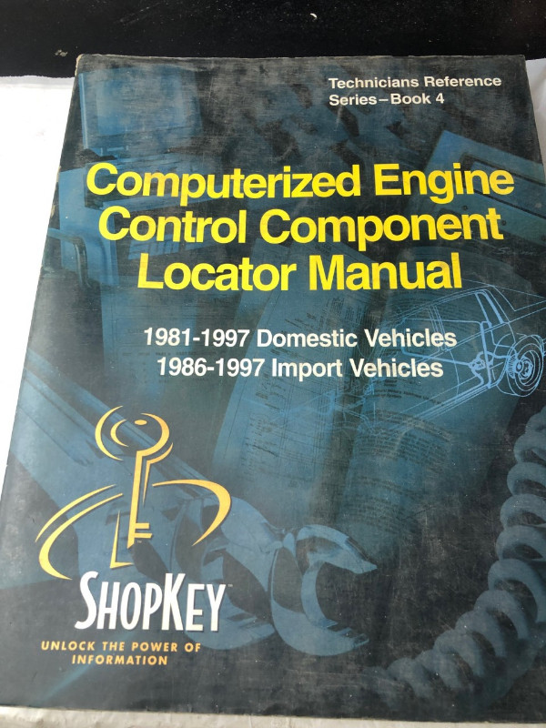 1981-1997 COMPUTERIZED ENGINE CONTROL COMPONENT LOCATOR  #M0115 in Textbooks in Edmonton