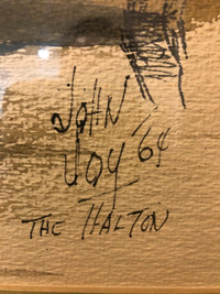 *early work* JOHN JOY (1925-2012) 1964 SIGNED - “The Halton”