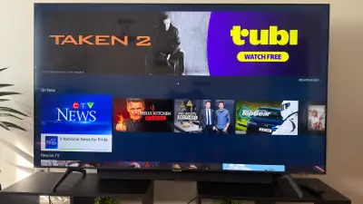 Samsung  65” Smart TV + ONN 36” Soundbar – Excellent Condition, View more