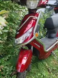 Red Emmo electric bike 