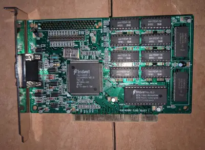 ✅ Trident TGUI9440 PCI VGA Video Card, View more