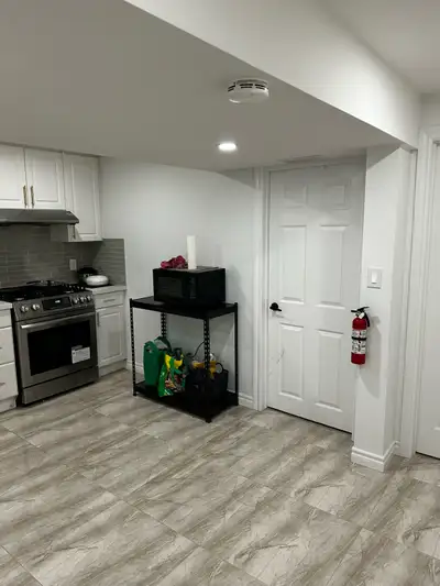 Furnished room for rent in a new basement Major Intersection -- Markham & Ellesmere Rd — $480 sharin...