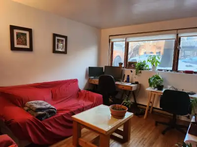 Rue Boyer : à 5 min du métro Jean-Talon, très grand 3 1/2