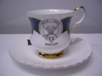 Vintage Elizabethan Footed MacLeod Cup & Saucer