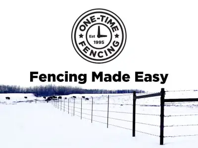 OneTimeFencing.ca Metal rod fence posts for sale! Works great for cattle,sheep and bison! 6-8 foot p...