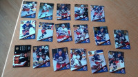 Série Complète 17 Cartes Hockey Jets Winnipeg Leaf 92-93 (3754)