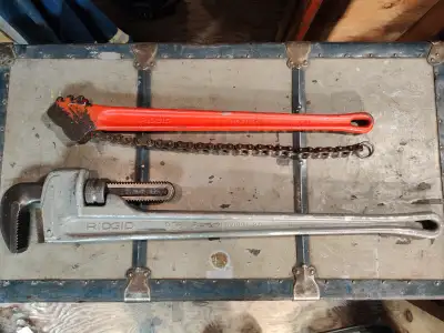 Ridgid 36" Aluminum Pipe Wrench/C-24 Chain Wrench, View more