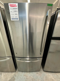 New Refrigerateur GE bottom freezer Stainless 30"