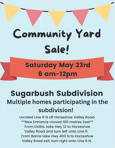 Community Garage Sale , View more