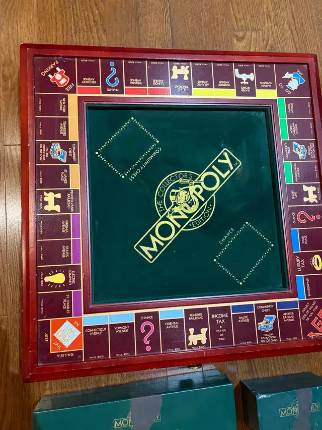 Jeu Monopoly Deluxe de Franklin Mint in Toys & Games in City of Montréal - Image 4