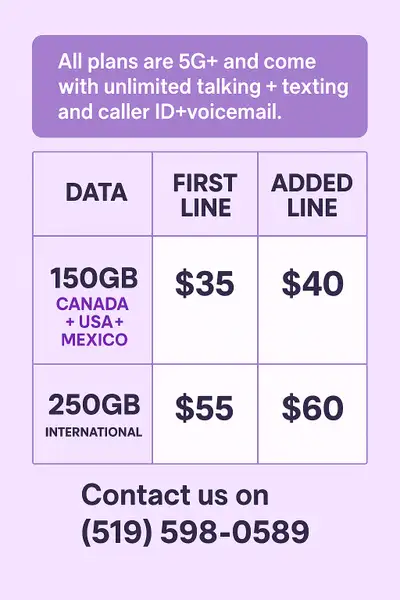 Limited-Time Offer: ROGERS 5G Mobile Plan – No Contract, No Upfront Fees! Looking for a reliable and...