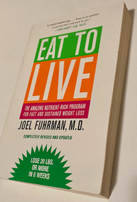Paperback, 'Eat to Live' (2011) by Joel Fuhrman, MD