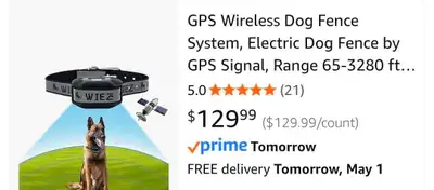 WIEZ GPS PET ELECTRONIC FENCE EQUIPMENT, View more
