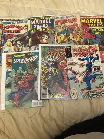 Vintage Spiderman and Marvel comics, View more