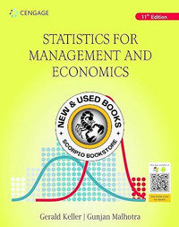 Statistics for Management and Economics 11E Keller 9789387994010