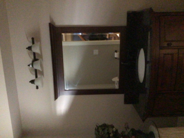 Bathroom vanity 48” with mirror and light 1235.00 Bathwares Barrie