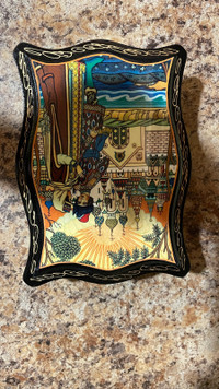 Vintage Russian Lacquer Jewlery Box