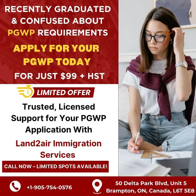 PGWP Help for Recent Graduates – Avoid Refusal | Only $99462338042584770560