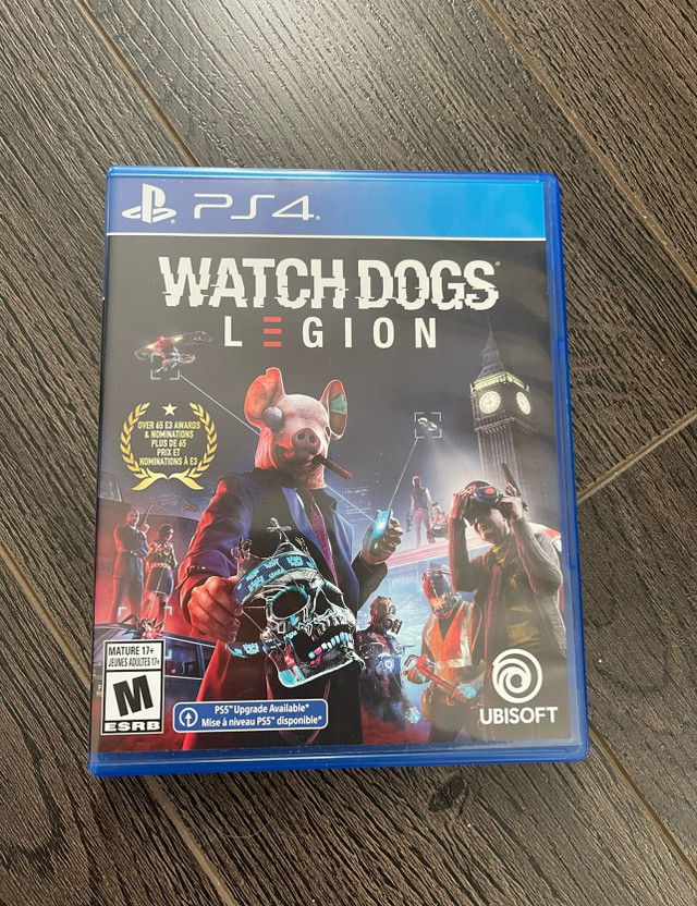 Watch Dogs Legion PS4 in Sony Playstation 4 in Ottawa