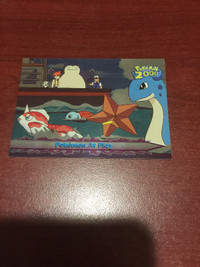 Topps Pokemon 2000 movie Animation Card #18 Foil Pokemon At Play