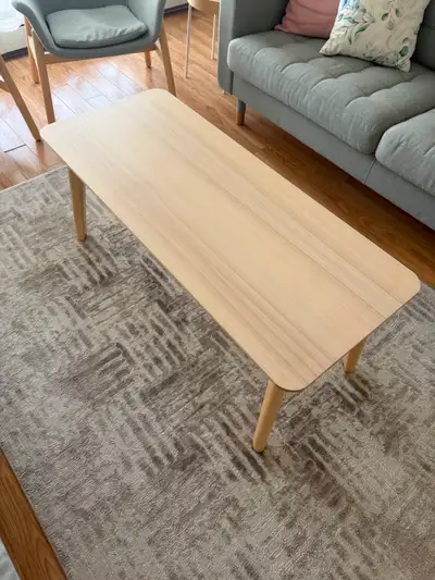 IKEA LISABO Coffee Table – Like New | Minimalist Ash Wood, View more