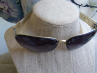 Brighton vintage Italy Handmade sunglasses silver plated frame