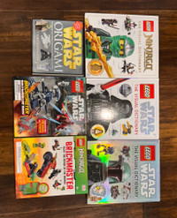 Collection of lego books