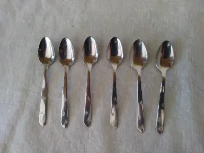 6 Superior Stainless Canada NIGHT SKY Teaspoons 4.5 inch, View more