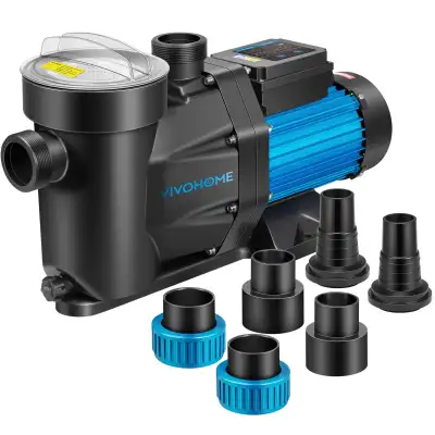 VIVOHOME 2.0 HP Powerful Self Primming 7140 GPH Pool Pump, View more